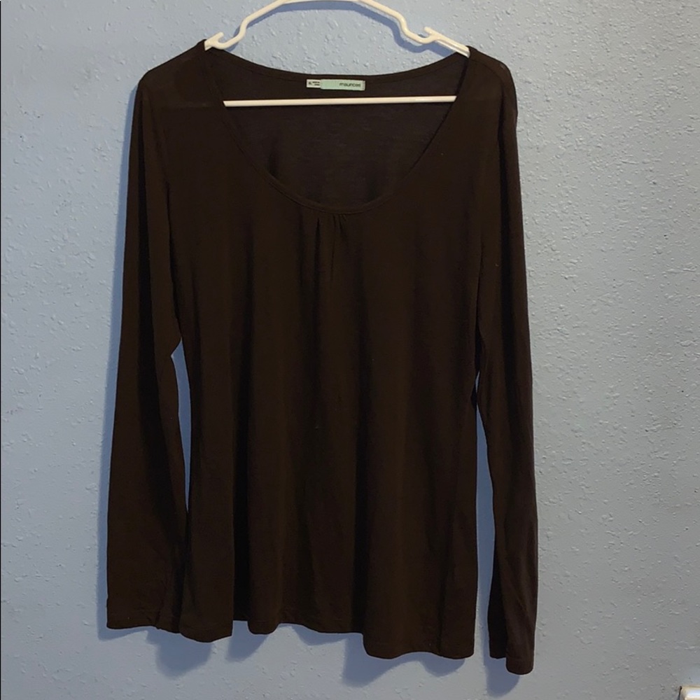 Brown lightweight long sleeved shirt